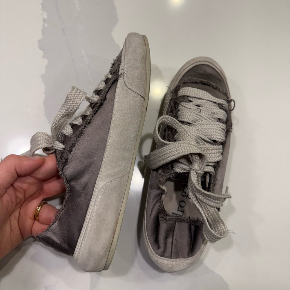 Pedro Garcia “Phat” laced satin sneakers 7,5
